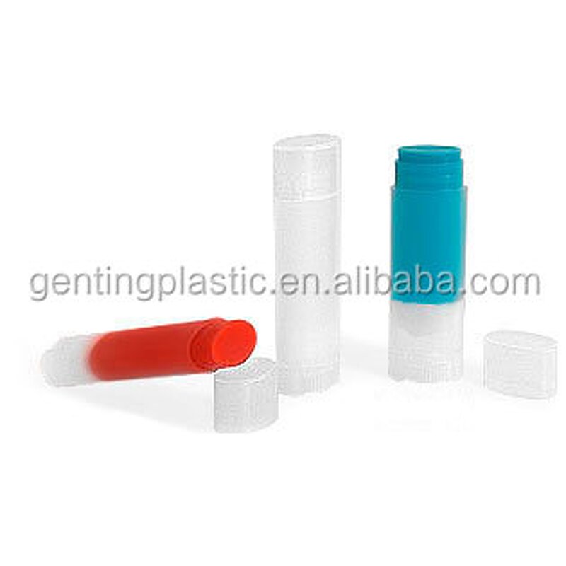 Lip Balm Tubes Factory - OEM/ODM Custom Natural Lip Balm Tubes with Colored Lids Lip Balm Container