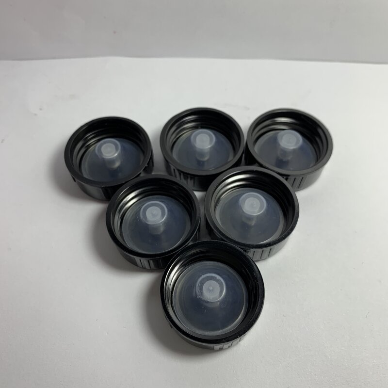 Black Phenolic Cap Liner Factory - OEM/ODM Custom 28-400 Black Phenolic Cap Liner Screw Cap Bottles Plastic Poly Seal