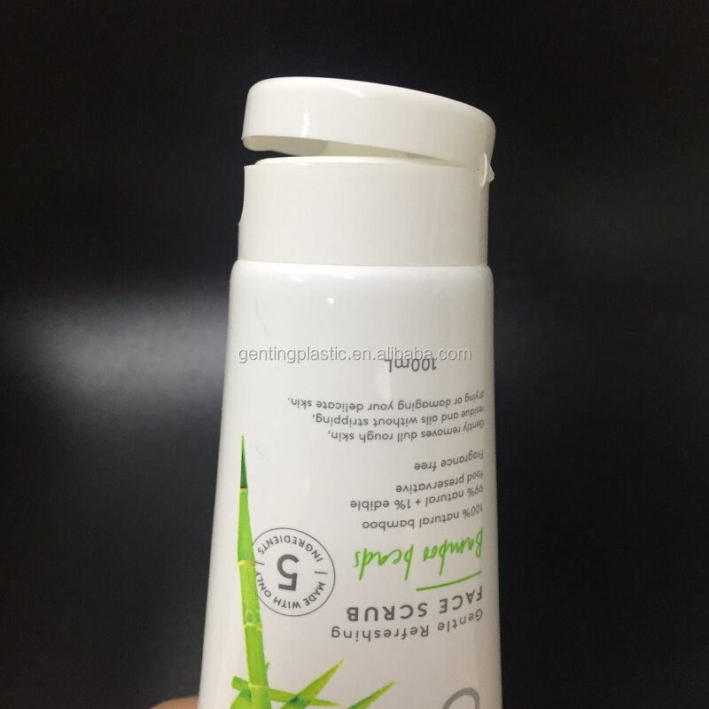 Facial Cleanser Plastic Tube Factory - OEM/ODM Custom Made 100ml Facial Cleanser PE Plastic Squeeze Tube