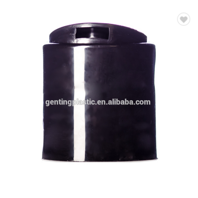 Black PP Disc Top Cap Factory - OEM/ODM Custom Black PP 24-410 Smooth Disc Top Cap