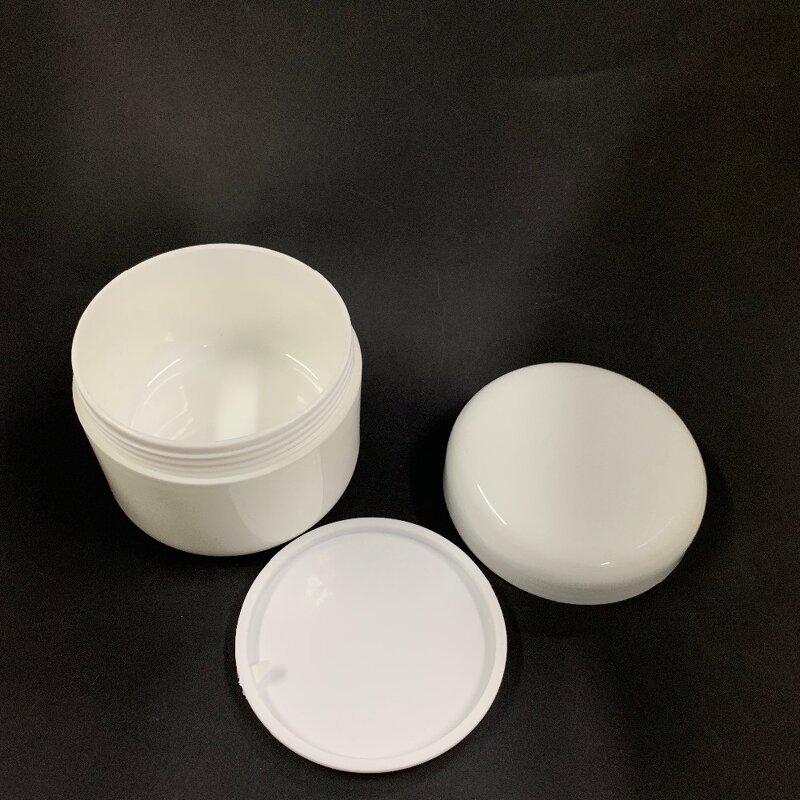 White Double Wall PP Jar Manufacturer - OEM/ODM Custom 120g White Double Wall PP Jar with Plastic Dome Unlined Cap