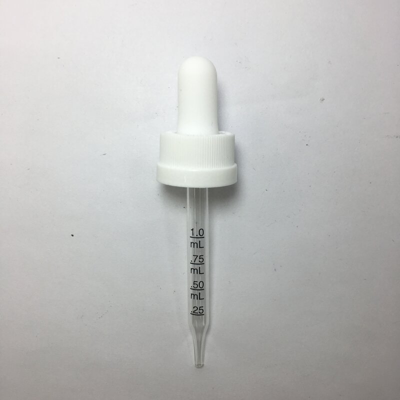 Child Resistant Glass Dropper Factory - OEM/ODM Custom 1ml Silicone Bulb Child Resistant Glass Dropper 18-400