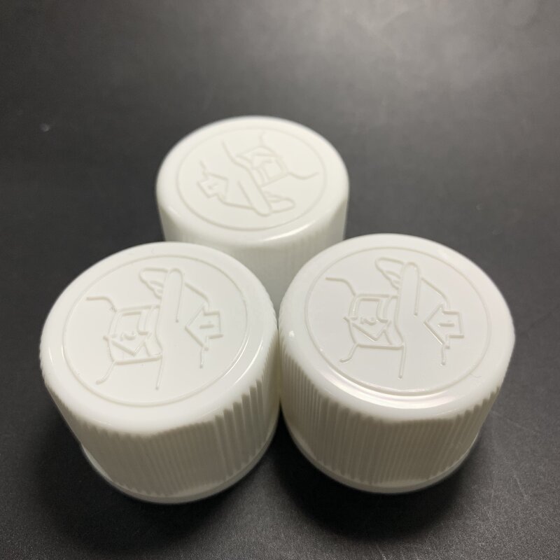 Child Safe PP Plastic Cap Manufacturer - OEM/ODM Custom Child Safe PP Plastic 28mm Temper Evident Closures Cap