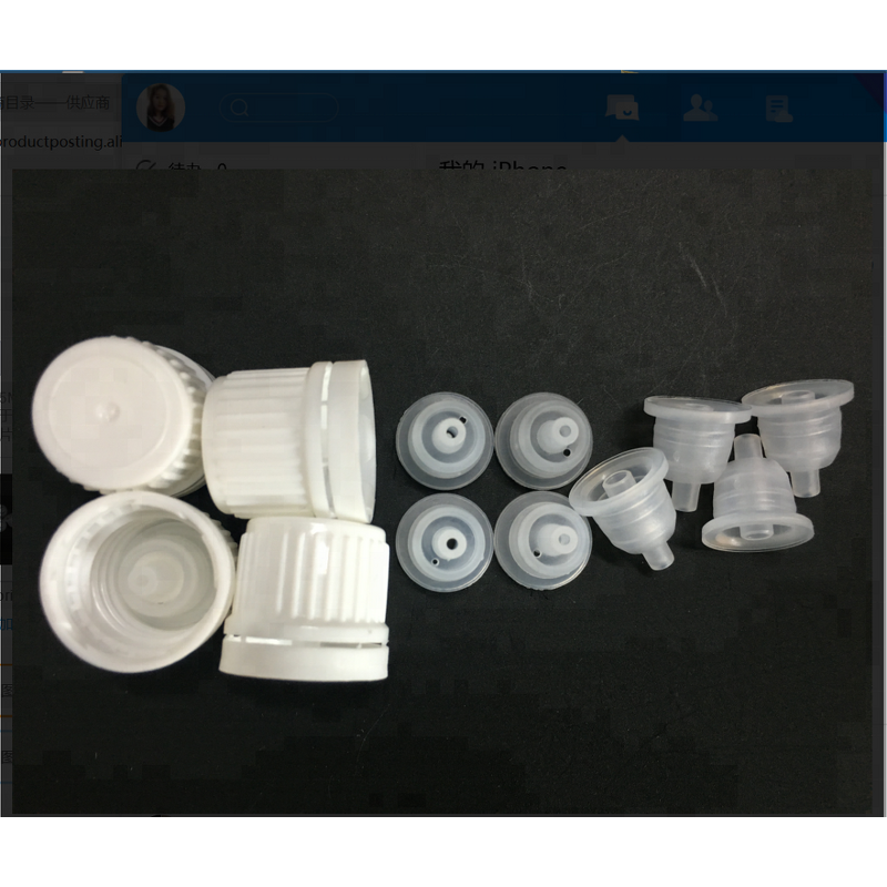 White PP Tamper Evident Dropper Cap Manufacturer - OEM/ODM Custom White PP 18 mm Tamper-evident Dropper Cap with Orifice
