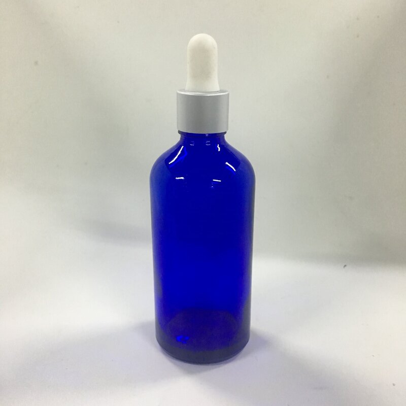 Matte Silver Glass Dropper Factory - OEM/ODM Custom 18mm Matte Silver Glass Dropper for Essential Oil Bottle