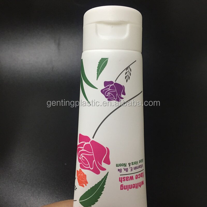 Facial Cleanser Plastic Tube Factory - OEM/ODM Custom Made 100ml Facial Cleanser PE Plastic Squeeze Tube