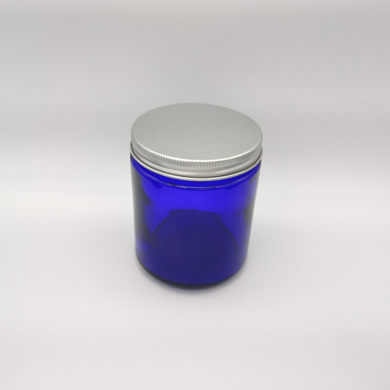 Cobalt Blue Empty Glass Candle Jar Factory - OEM/ODM Custom 250g Cobalt Blue Empty Glass Candle Jar for Candle Making