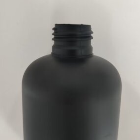 Plastic Bottles Factory - OEM/ODM Custom 8oz Boston Round Shape Soft Touch HDPE Bottles for Shampoo