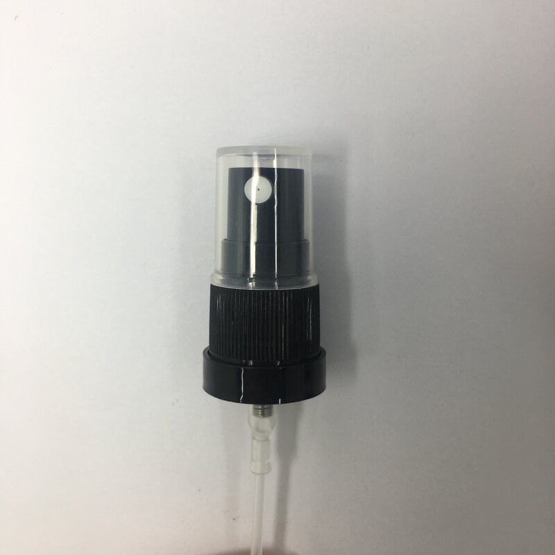 Black Plastic Fine Mist Spray Pump Manufacturer - OEM/ODM Custom 18mm Black Plastic Fine Mist Spray Pump Anti-theft Ring
