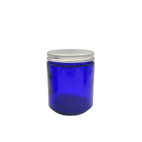 Cobalt Blue Empty Glass Candle Jar Factory - OEM/ODM Custom 250g Cobalt Blue Empty Glass Candle Jar for Candle Making