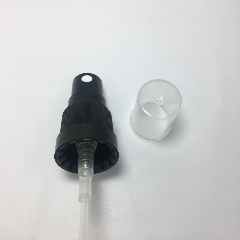Black Plastic Fine Mist Spray Pump Manufacturer - OEM/ODM Custom 18mm Black Plastic Fine Mist Spray Pump Anti-theft Ring