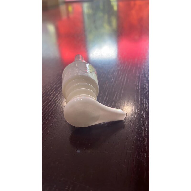 White PP Dispensing Pump Manufacturer - OEM/ODM Custom White PP 24-410 Ribbed Skirt Up-lock Spiral-shaped Cowl Pump