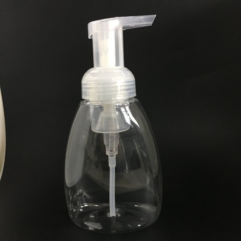 Amber PET Bottle Manufacturer - OEM/ODM Custom 250ml Amber PET Bottle with Black Foamer Pump for Foaming Soaps