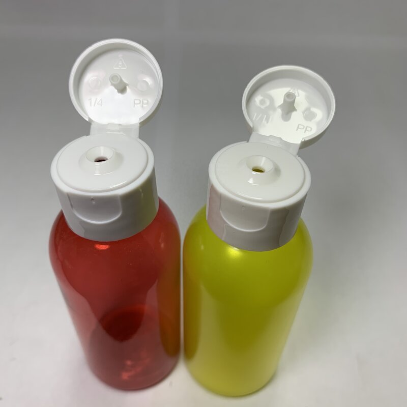 Hinged Flip Top Cap Manufacturer - OEM/ODM Custom 20-28mm White PP Smooth Hinged Flip Top Plastic Snap Cap Dispensing