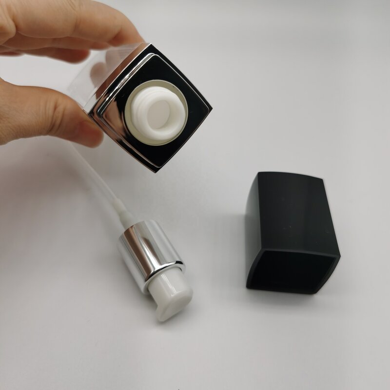 Acrylic Cosmetic Dispenser Pump Bottle Manufacturer - OEM/ODM Custom 50g Acrylic Cosmetic Dispenser Pump Bottle