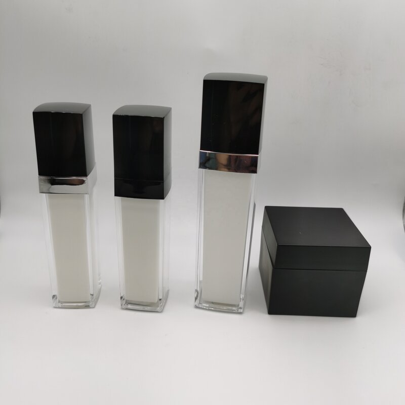 Acrylic Cosmetic Dispenser Pump Bottle Manufacturer - OEM/ODM Custom 50g Acrylic Cosmetic Dispenser Pump Bottle