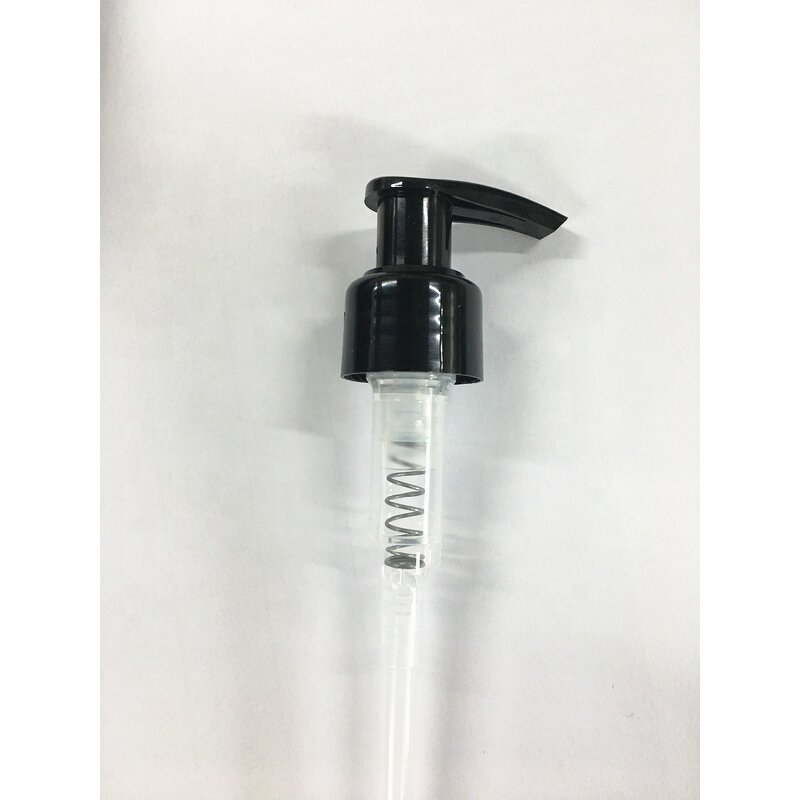 Black Ribbed Skirt Head Lotion Pump Factory - OEM/ODM Custom 24mm Black Ribbed Skirt Head Lotion Pump Twist Locking