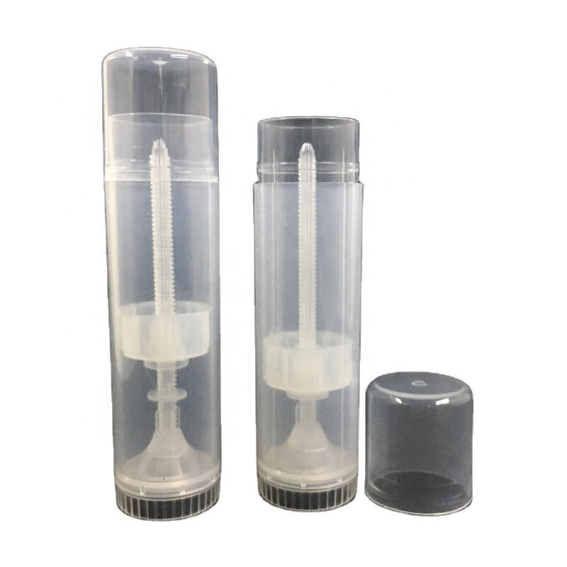 Clear Plastic Lip Balm Tube Manufacturer - OEM/ODM Custom 15g Clear Plastic Lip Balm Tube Empty Cosmetic Container