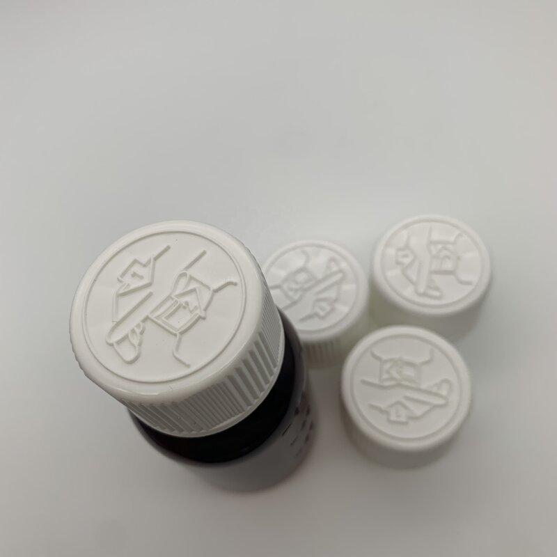 Child Safe PP Plastic Cap Manufacturer - OEM/ODM Custom Child Safe PP Plastic 28mm Temper Evident Closures Cap