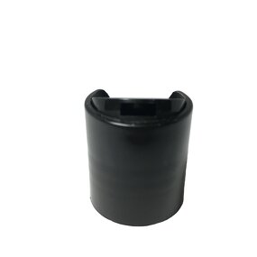 Black PP Disc Top Cap Factory - OEM/ODM Custom Black PP 24-410 Smooth Disc Top Cap