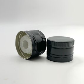 Metal Bottle Caps Manufacturer - OEM/ODM Custom High Quality Metal Bottle Caps Round Aluminum Plastic ROPP Cap