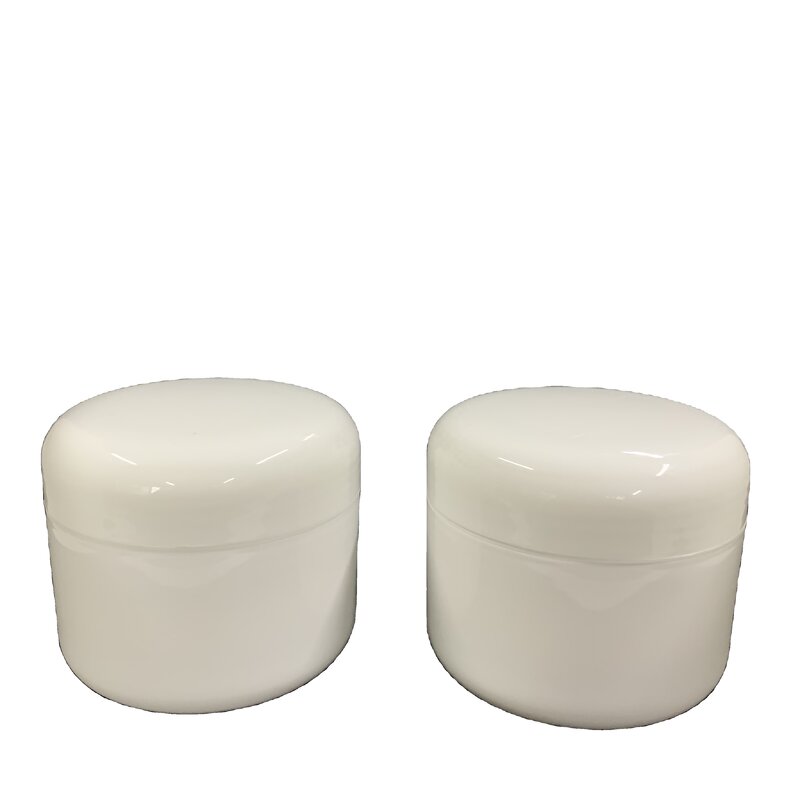 White Double Wall PP Jar Manufacturer - OEM/ODM Custom 120g White Double Wall PP Jar with Plastic Dome Unlined Cap