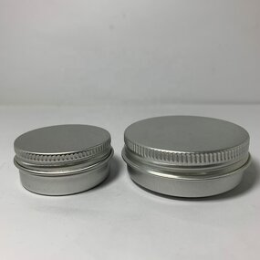 Gold Cosmetic Aluminum Jar Manufacturer - OEM/ODM Custom 60g Skin Care Cream in Gold Cosmetic Aluminum Jar with Lid