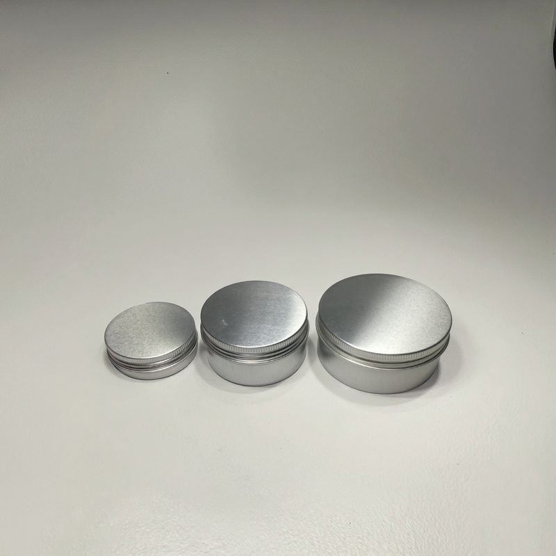 Silver Aluminum Can for Skin Care Factory - OEM/ODM Custom 20g Silver Aluminum Can for Skin Care Cream Cosmetic Packaging