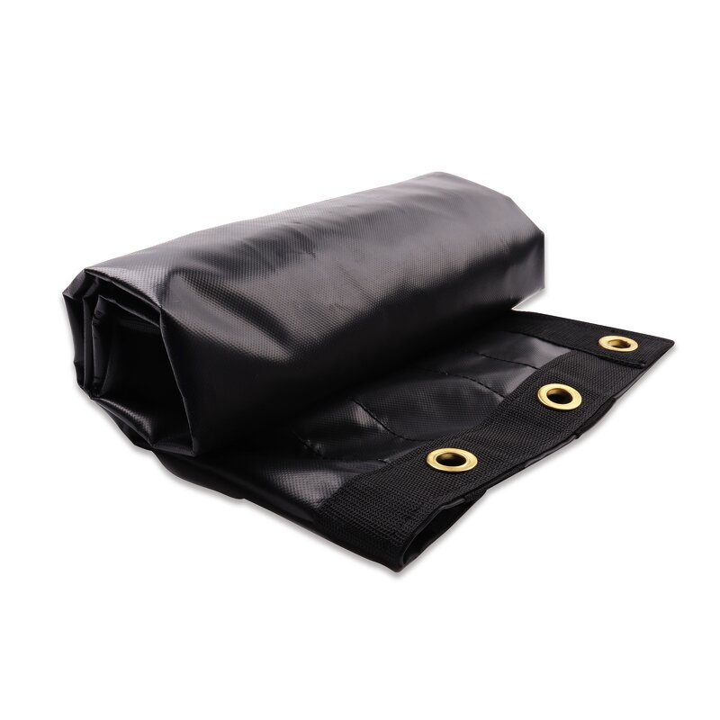 Truck Tarp Manufacturer - Heavy Duty Nylon Waterproof Black Laminated Coating