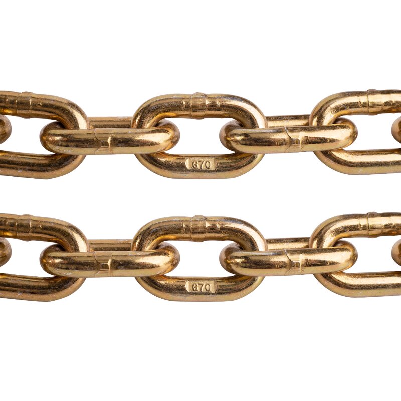 Transport Chain Manufacturer - 5/16''x20' Yellow Zinc G70 Carbon Steel