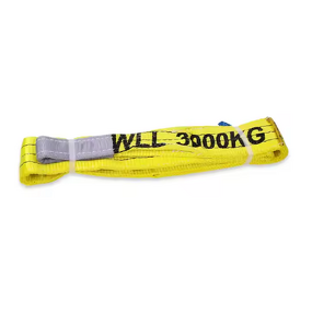 Flat Webbing Sling Manufacturer - 3000 KG WLL Yellow for Lift Solutions