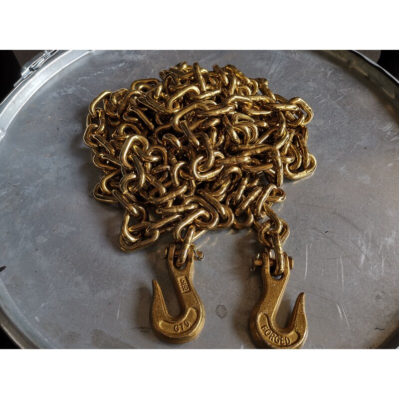 Safety Chain Manufacturer - 50 ft Yellow Transport Chain for Flatbed Truck