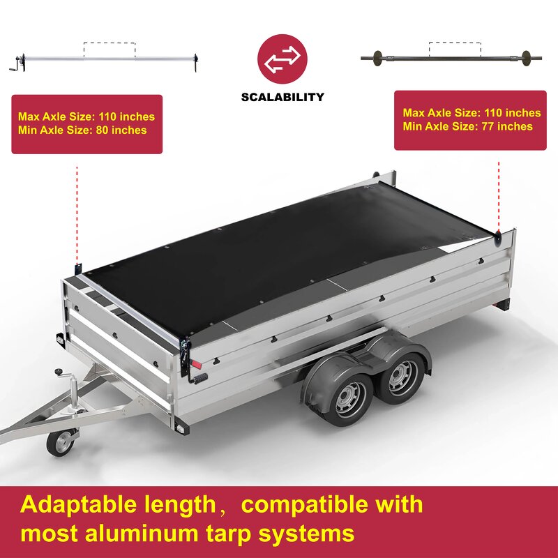 Dump Truck Tarp Kit Manufacturer - Heavy-Duty Rear Anti-Sail Bow Set