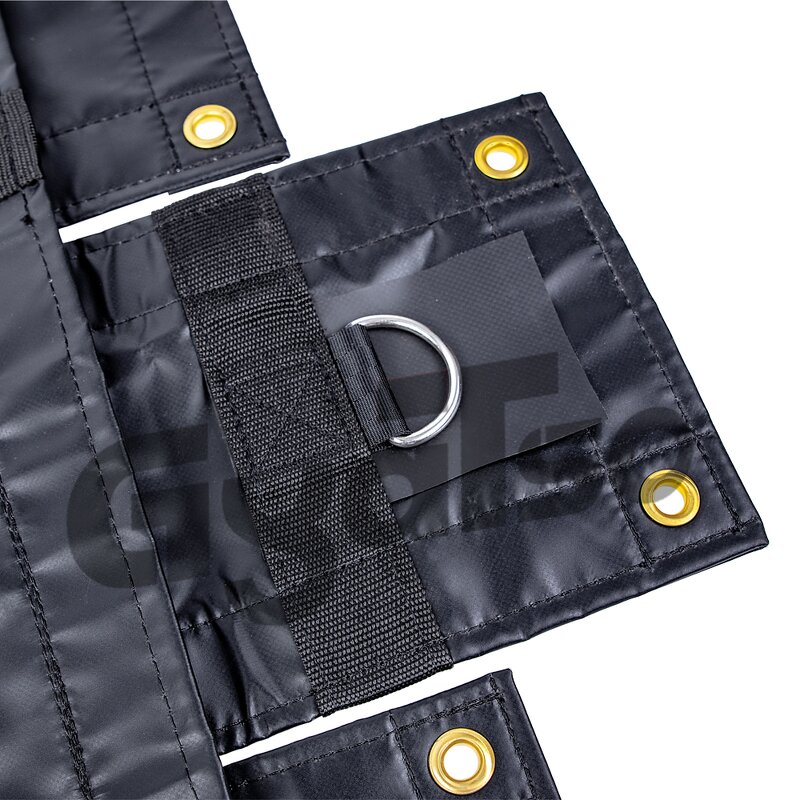 Flatbed Truck Cover Manufacturer - 10' X 12' 14OZ PVC Vinyl Coated Red Tarp