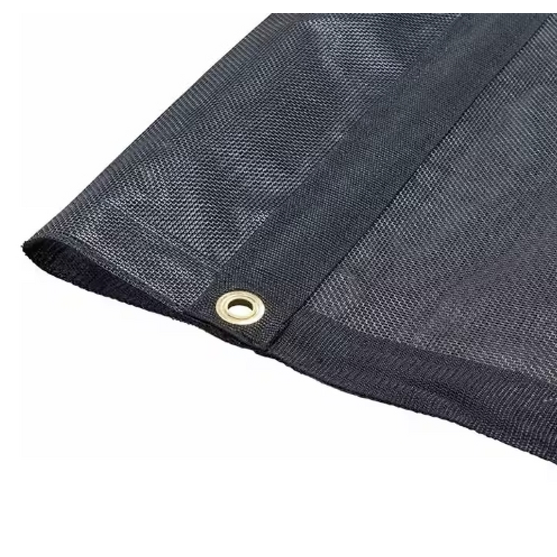 Mesh Truck Tarp Manufacturer - 10oz Black PVC-Coated Reinforced Cover