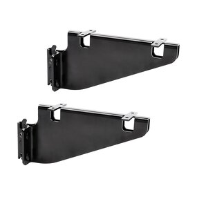 E-Track Shelf Brackets Manufacturer - Black Coated Fixed for Van Truck