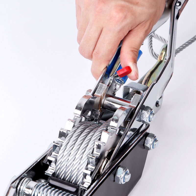Ratchet Power Puller Manufacturer - 5T Manual Hand Winch with 11.5 ft Cable