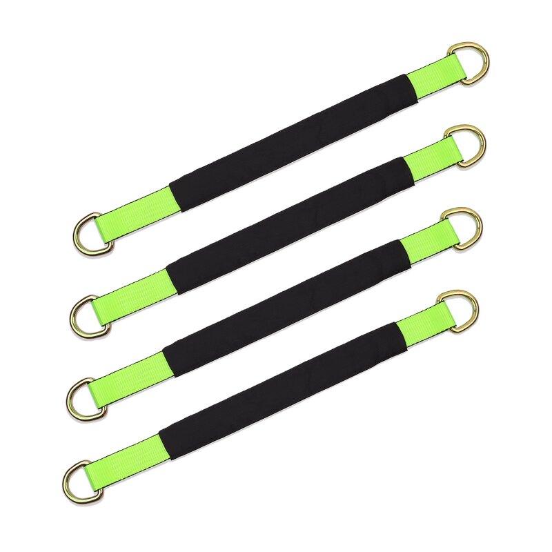 Towing Sleeve Manufacturer - Axle Protective D Ring Ratchet Tie Downs