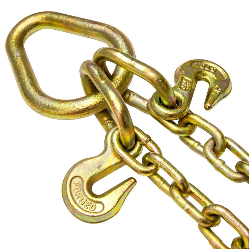 Hoist Chain Manufacturer - Galvanized G80 Lashing Chain with J Hooks