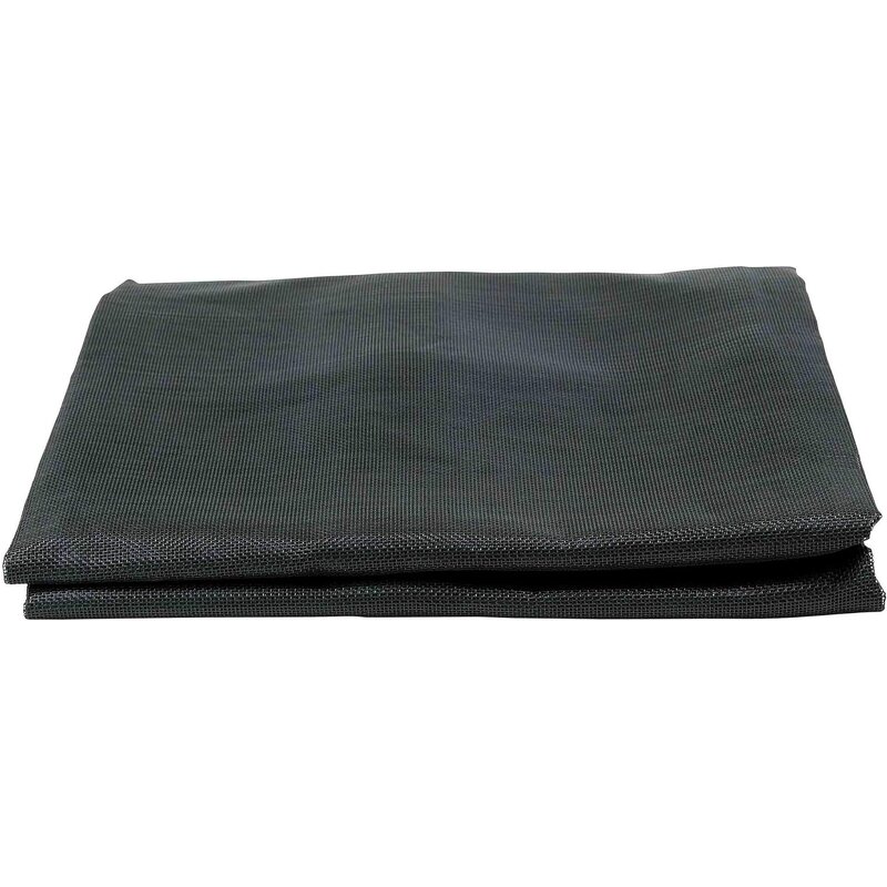 Dump Truck Cover Manufacturer - 10oz Black PVC Coated Woven Mesh Tarp