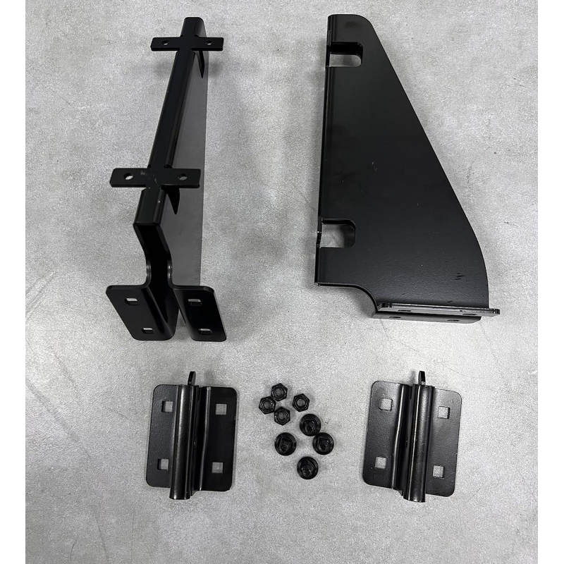 E-Track Shelf Brackets Manufacturer - Black Coated Fixed for Van Truck