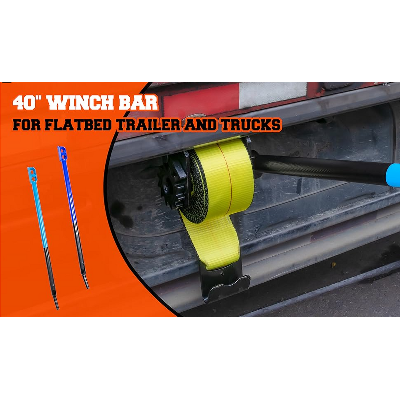 Winch Bar Manufacturer - Carbon Steel Non-slip Zinc Finished Handle