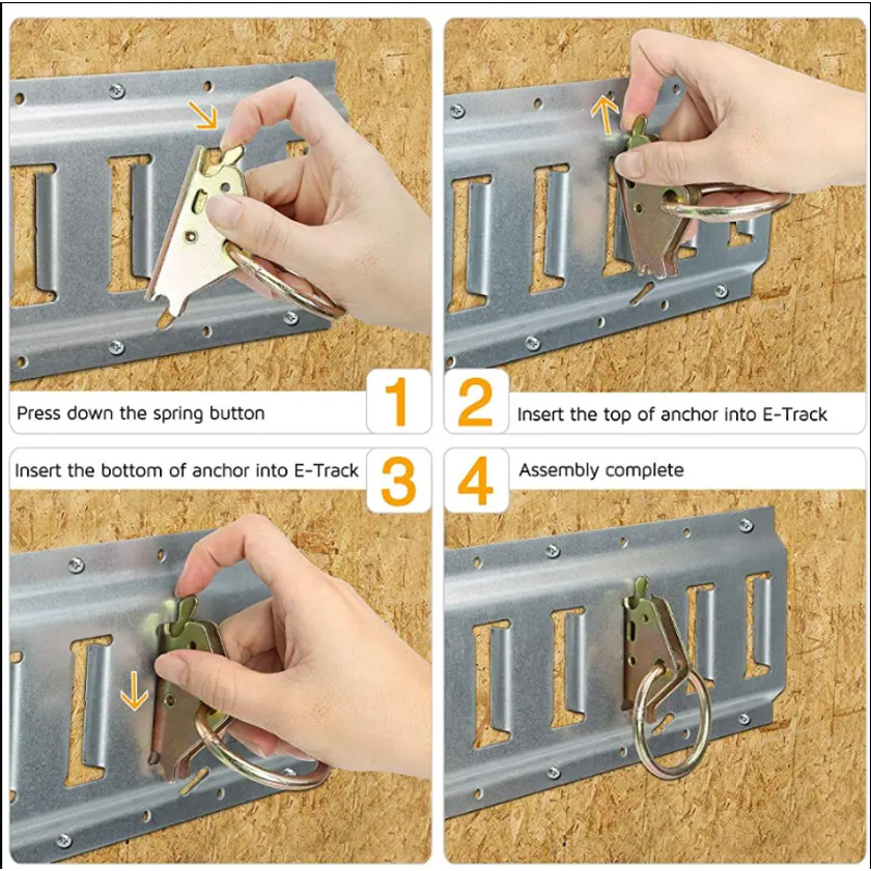 E Track Manufacturer - 10' Galvanized Steel 2.5mm for Truck Cargo Control