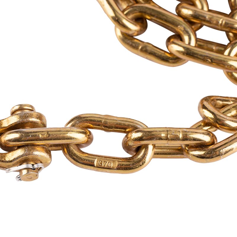 Transport Chain Manufacturer - 3/8\" X 20' G70 with Grab Hooks on Each End