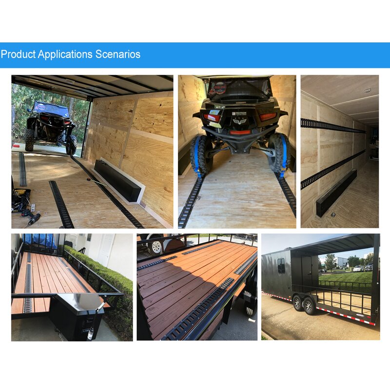 Horizontal E Track Manufacturer - Tie Down Rail for Cargo Securement in Trucks