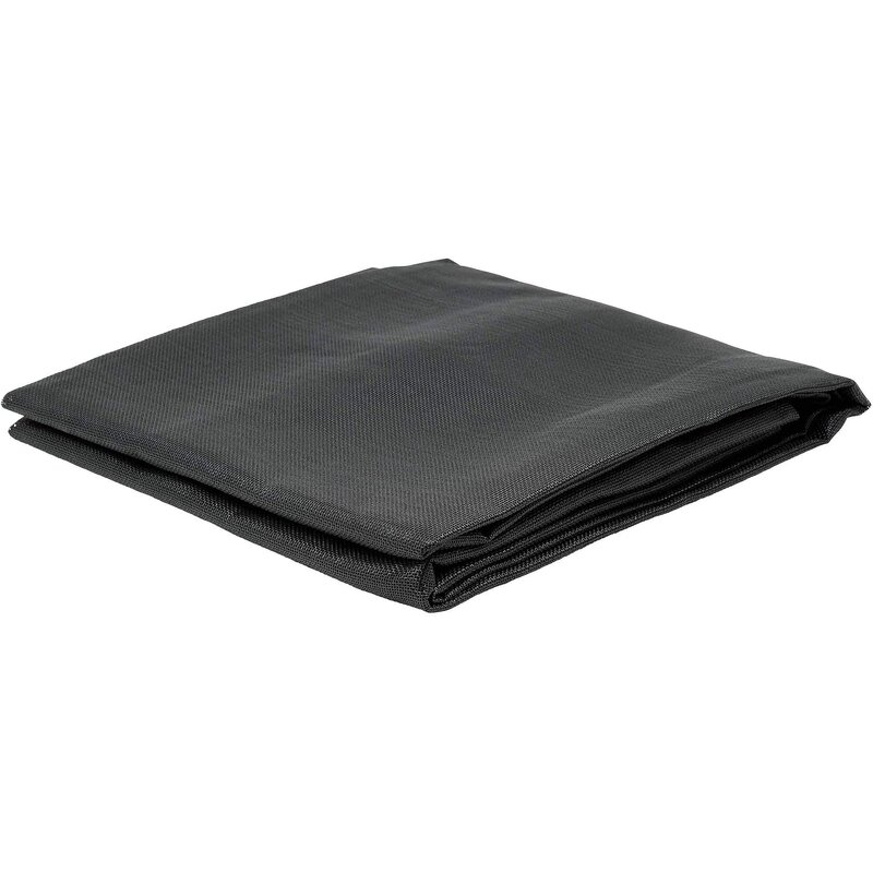 Dump Truck Cover Manufacturer - 10oz Black PVC Coated Woven Mesh Tarp