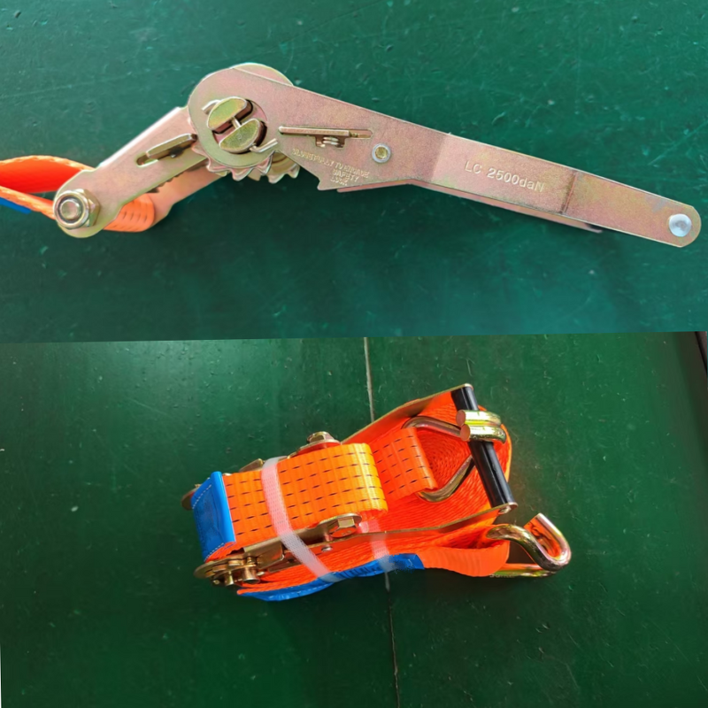 Ratchet Tie Down Straps Manufacturer - 50mm 5 Ton Polyester Lashing Belt