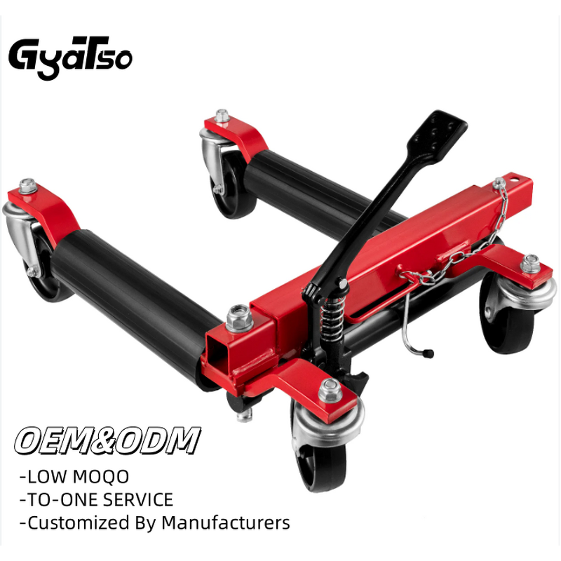 Car Wheel Dolly Manufacturer - Ratchet Foot Pedal Mechanical Vehicle Skates