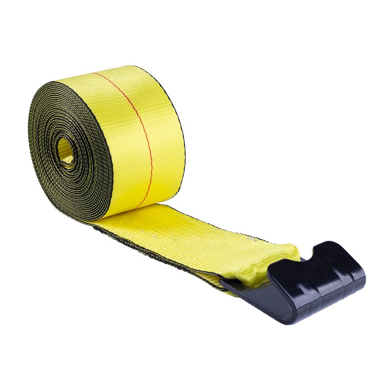 Winch Strap Manufacturer - 4 Inch 5400 lbs Heavy Duty with Flat Hook