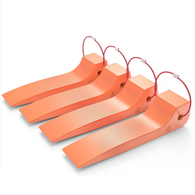 Wheel Skates Manufacturer - Heavy Duty Orange Tire Skates for Tow Truck